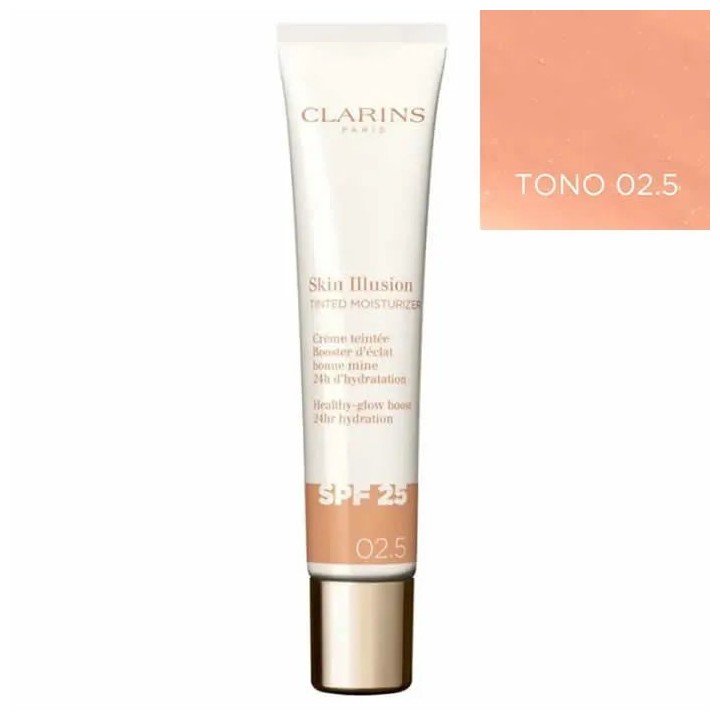 Clarins Skin Illusion Tinted Moisturizer Spf25 02.5 40ml - unisex - Teknashop Ltd
