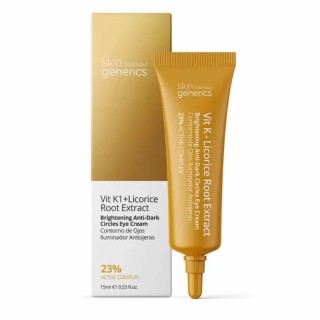 Skin Generics Vit K1 Licorice Root Extract Anti Dark Circles Eye Cream 15ml - unisex - Teknashop Ltd