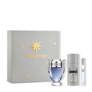 Rabanne Invictus Eau De Toilette Spray 100ml Set 3 Pieces - man - Teknashop Ltd
