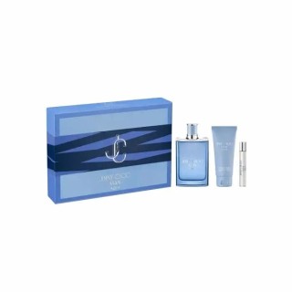 Jimmy Choo Man Aqua Eau De Toilette Spray 100ml Set 3 Pieces - man - Teknashop Ltd