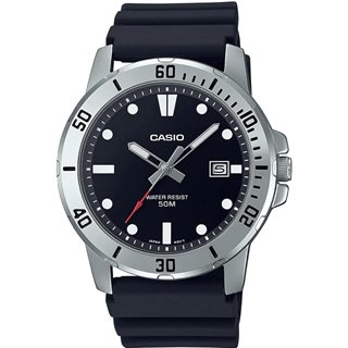 CASIO SPORT COLLECTION Mod. DIVER 50M - BLACK - WW.MTP-VD01-1EVUDF - Teknashop Ltd