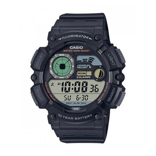 CASIO SPORT Mod. ILLUMINATOR 10 YEARS BATTERY - BLACK - WW.WS-1500H-1AVEF - Teknashop Ltd