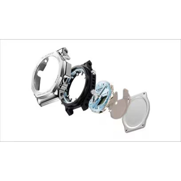 CASIO G-SHOCK Mod. OAK G-STEEL CLASSIC SILVER - WW.GM-2110D-7AER - Teknashop Ltd