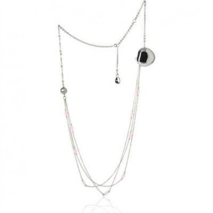 BREIL JEWELS BLOOM Collection Mod. CUORE - Agata / Pink Agathe 35cm ***SPECIAL PRICE*** - WW.TJ0835 - Teknashop Ltd