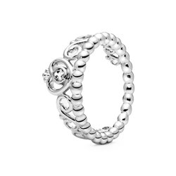 PANDORA JEWELS Mod. CROWN - RING WITH CUBIC ZIRCONIA - Size 58 ***SPECIAL PRICE***