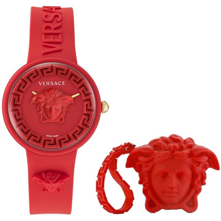 VERSACE Mod. MEDUSA POP + VERSACE RED SILICON PURSE - WW.VE6G00723 - Teknashop Ltd