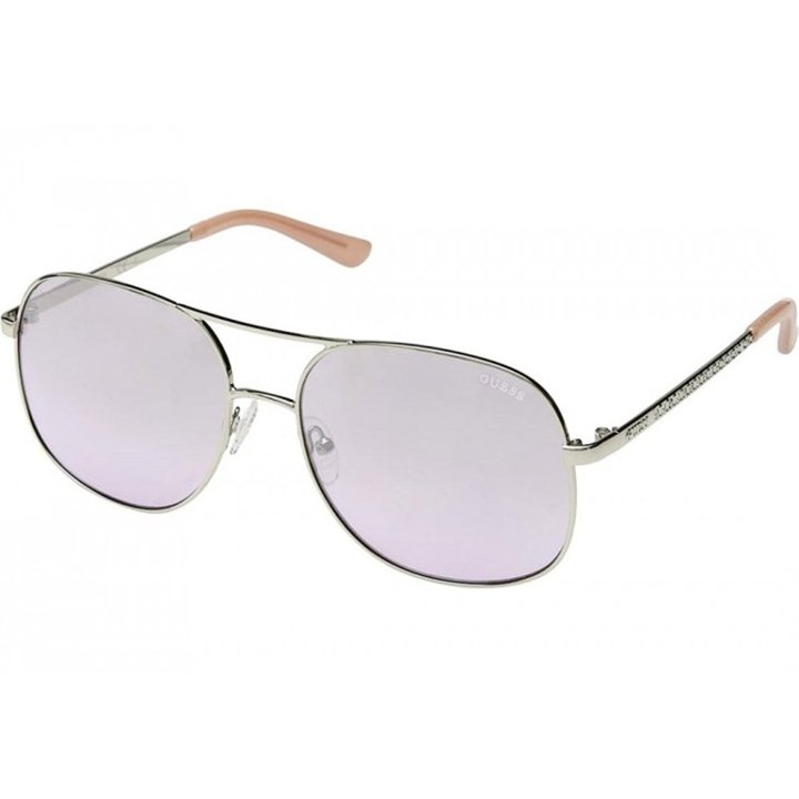 GUESS SUNGLASSES Mod. GF6081 Silver - WW.GF6081 10Z 59 17 140 - Teknashop Ltd