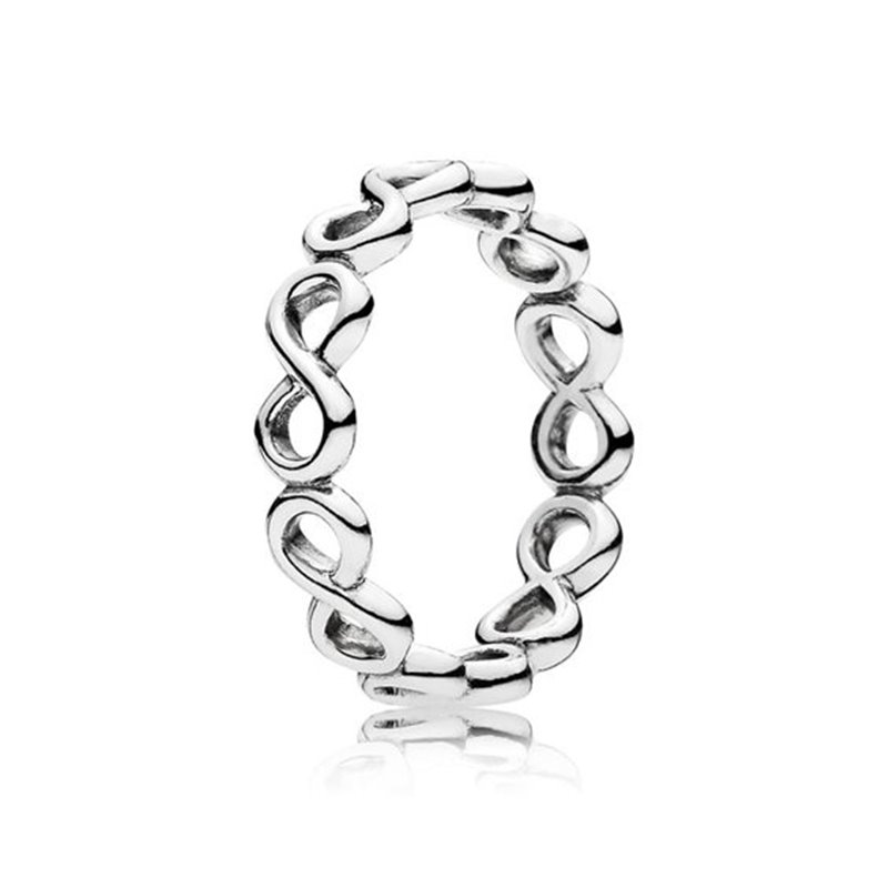 PANDORA JEWELS Mod. SIMPLE INFINITY BAND - RING - Size 50 ***SPECIAL PRICE***