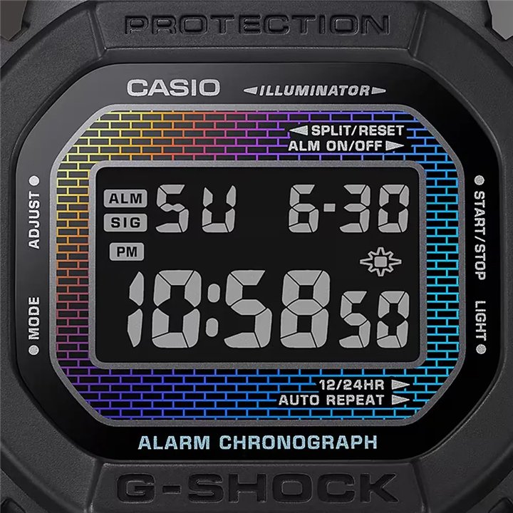 CASIO G-SHOCK Mod. THE ORIGIN - RAINBOW BRICK WALL SERIE - WW.DW-5600RW-1ER - Teknashop Ltd