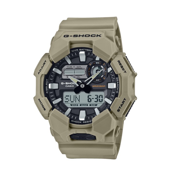 CASIO G-SHOCK Mod. NEW RUGGED BASIC Digital 10-Year Battery - WW.GA-010-5AER - Teknashop Ltd