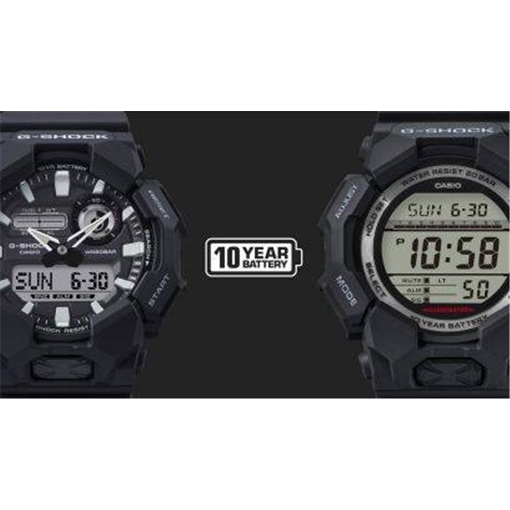CASIO G-SHOCK Mod. NEW RUGGED BASIC Digital 10-Year Battery - WW.GA-010-5AER - Teknashop Ltd