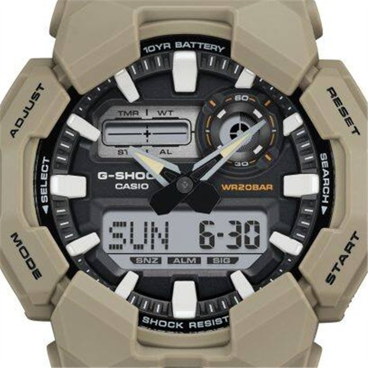 CASIO G-SHOCK Mod. NEW RUGGED BASIC Digital 10-Year Battery - WW.GA-010-5AER - Teknashop Ltd