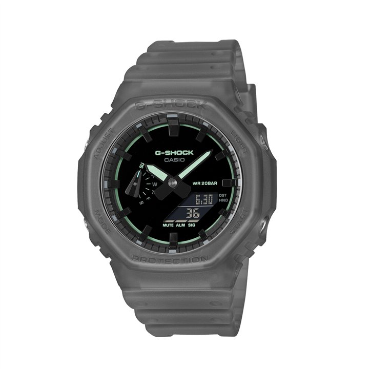 CASIO G-SHOCK Mod. OAK - SMOKE LIGHT SERIE - BLACK ***NEW!*** - WW.GA-2100K-1AER - Teknashop Ltd