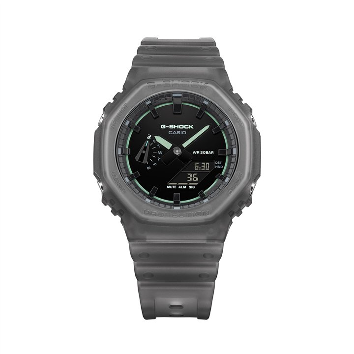 CASIO G-SHOCK Mod. OAK - SMOKE LIGHT SERIE - BLACK ***NEW!*** - WW.GA-2100K-1AER - Teknashop Ltd