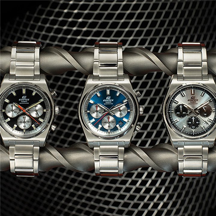 CASIO EDIFICE Mod. MOTORSPORT CHRONOGRAPH BLACK - WW.EFB-730D-1AVUEF - Teknashop Ltd