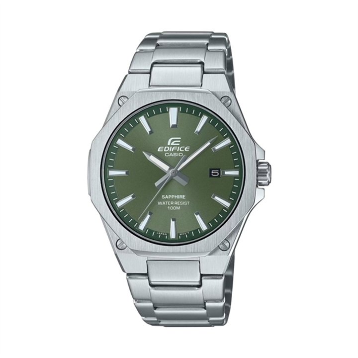 CASIO EDIFICE Mod. CLASSIC SLIM GREEN FOREST - WW.EFR-S108D-3AVUEF - Teknashop Ltd