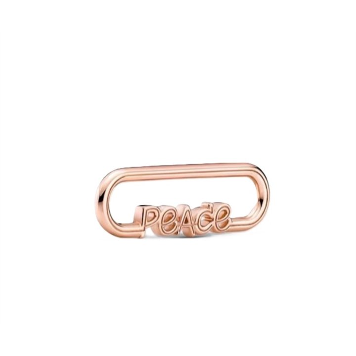 PANDORA CHARMS Mod.  STYLING PEACE WORD LINK ***SPECIAL PRICE*** - WW.789698C00 - Teknashop Ltd