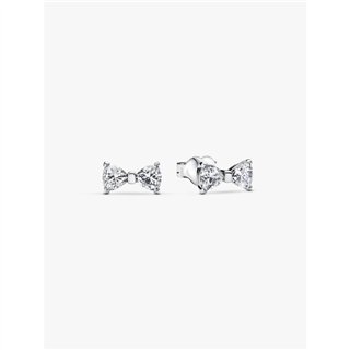 PANDORA JEWELRY Mod. SPARKLING DOUBLE HOOP EARRINGS - WW.293542C01 - Teknashop Ltd