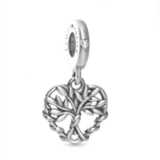 PANDORA Mod. HEART FAMILY TREE DANGLE CHARM - WW.799149C00 - Teknashop Ltd