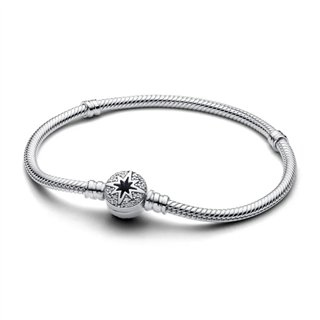 PANDORA MOMENTS Mod. NORTH STAR CLASP SNAKE CHAIN - Size 20 - WW.593584C01-20 - Teknashop Ltd