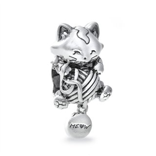PANDORA CHARMS Mod. KITTEN AND YARN BALL - WW.799535C00 - Teknashop Ltd
