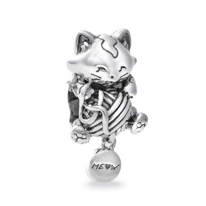 PANDORA CHARMS Mod. KITTEN AND YARN BALL - WW.799535C00 - Teknashop Ltd