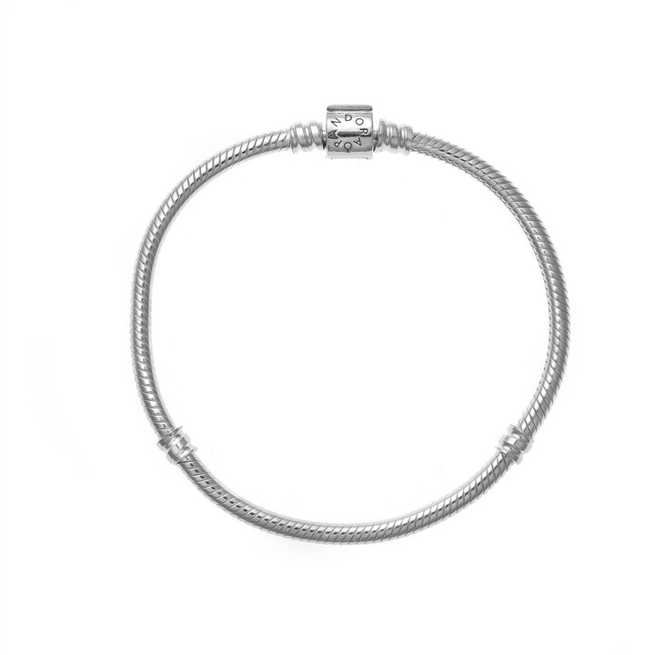 PANDORA Mod. MOMENTS SMALL BARREL CLASP SNAKE CHAIN - WW.598816C00-21 - Teknashop Ltd