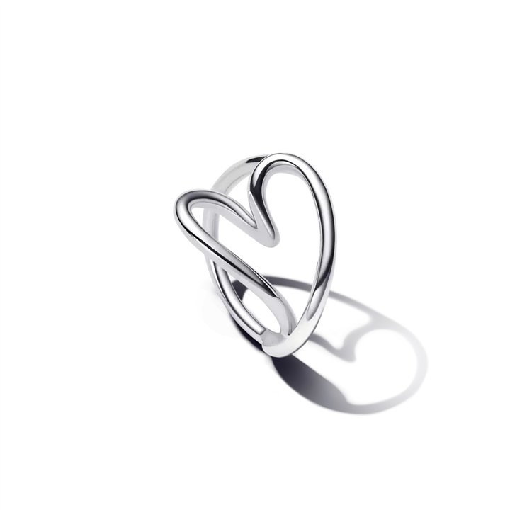 PANDORA JEWELRY Mod. ORGANICALLY SHAPED HEART RING - WW.193288C00-54 - Teknashop Ltd