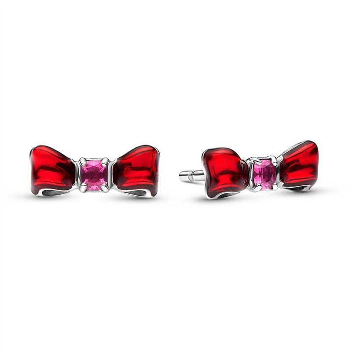 PANDORA JEWELRY Mod. SPARKLING DOUBLE HOOP EARRINGS - WW.293779C01 - Teknashop Ltd