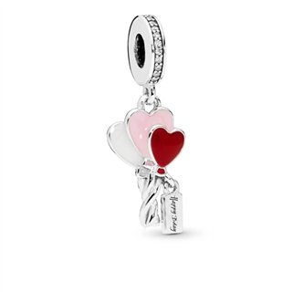 PANDORA Mod. MOMENTS BIRTHDAY BALLOONS PENDANT CHARM - WW.798076CZ - Teknashop Ltd