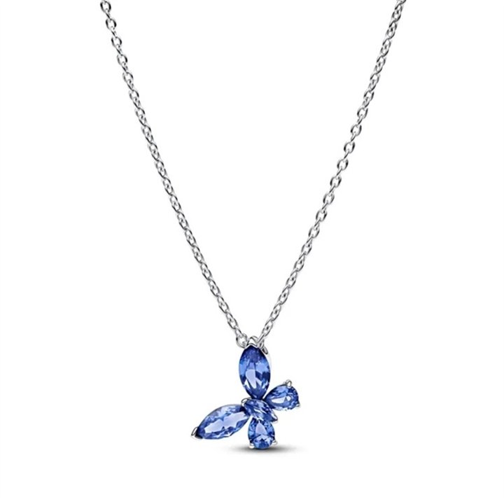 PANDORA JEWELRY Mod. SPARKLING ROUND & SQUARE COLLIER NECKLACE - WW.394232C01-45 - Teknashop Ltd