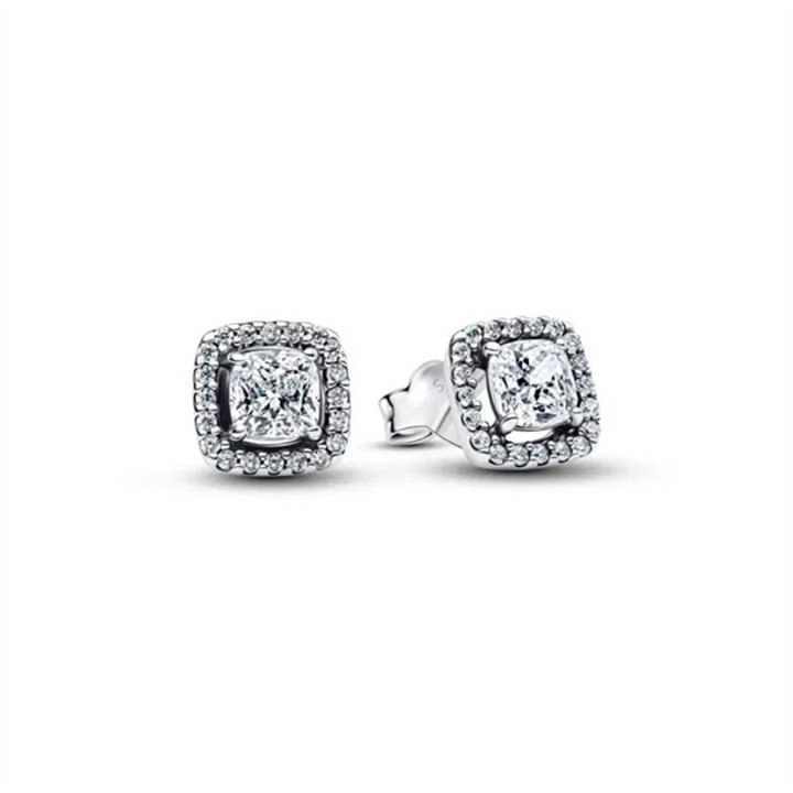 PANDORA Mod. SPARKLING DOUBLE HOOP EARRINGS - WW.293551C02 - Teknashop Ltd