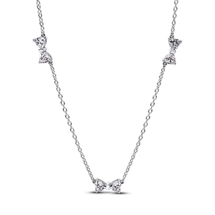 PANDORA Mod. SPARKLING PAVÉ BAR COLLIER NECKLACE - WW.394231C01-40 - Teknashop Ltd
