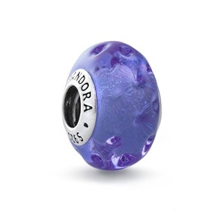 PANDORA Mod. WAVY LAVENDER MURANO GLASS CHARM - WW.798875C00 - Teknashop Ltd