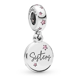 PANDORA Mod. FOREVER SISTERS DANGLE CHARM - WW.798012FPC - Teknashop Ltd
