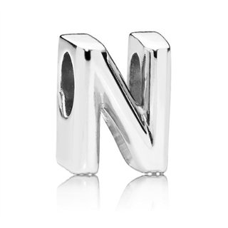 PANDORA Mod. MOMENTS ALPHABET LETTER N CHARM - WW.797468 - Teknashop Ltd