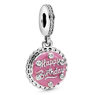 PANDORA Mod. PINK BIRTHDAY CAKE DANGLE CHARM - WW.798888C01 - Teknashop Ltd