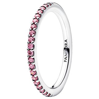 PANDORA Mod. SPARKLING PINK BAND RING - WW.192999C02-58 - Teknashop Ltd