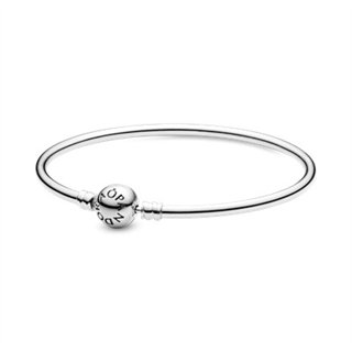 PANDORA Mod. MOMENTS STERLING SILVER BANGLE BRACELET - WW.590713-17 - Teknashop Ltd