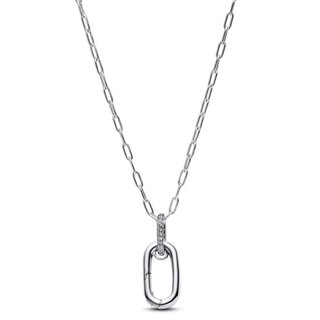 PANDORA Mod. SPARKLING HEART COLLIER NECKLACE - WW.394086C01-50 - Teknashop Ltd