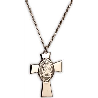AMEN Mod. CROCE GESU MADRE PERLA - WW.CLCRGIU - Teknashop Ltd