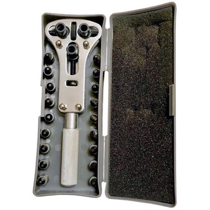 Chiave economica a 3 morsi per orologi (6 set punte incl.)  / waterproof watches economic key (6 clamps sets incl.) - WW.KEYBIGW