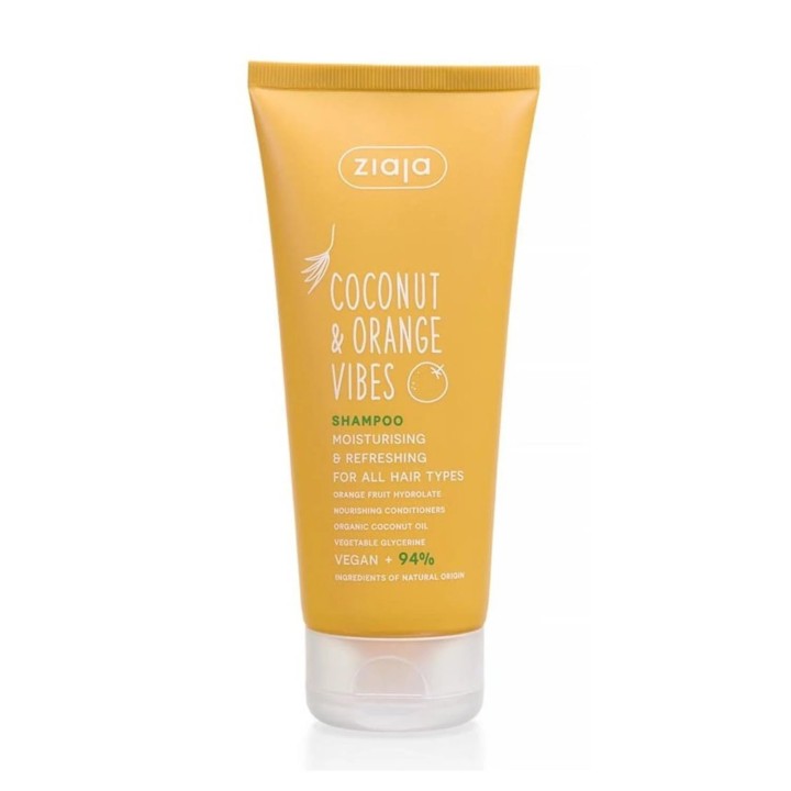 Ziaja Coconut y Orange Vibes Champú Hidratante y Refrescante 200ml - unisex - Teknashop Ltd
