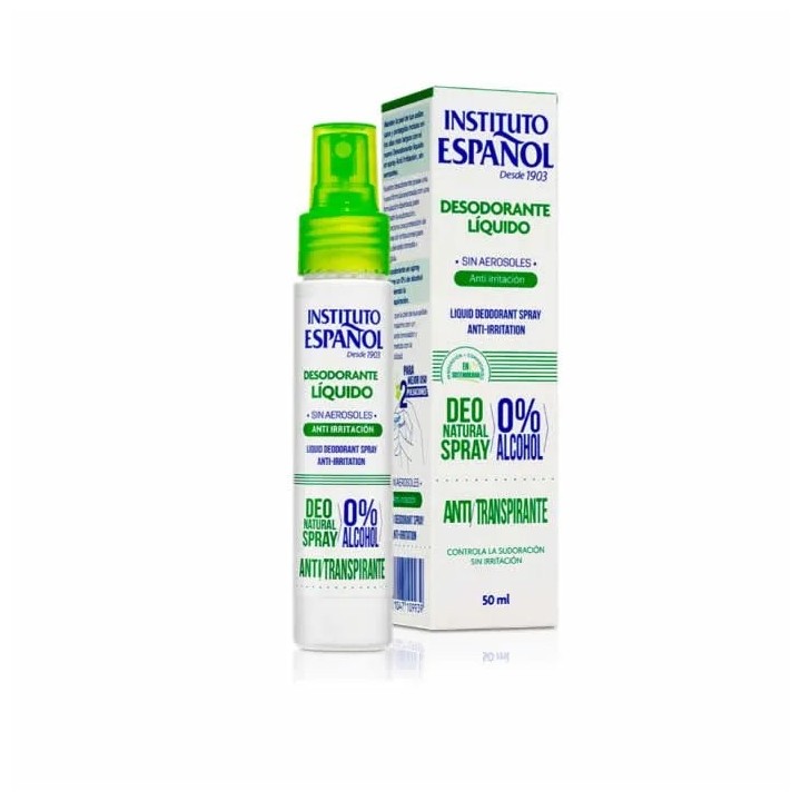 Instituto Español Deodorant Spray Anti-Irritation 50ml - unisex - Teknashop Ltd