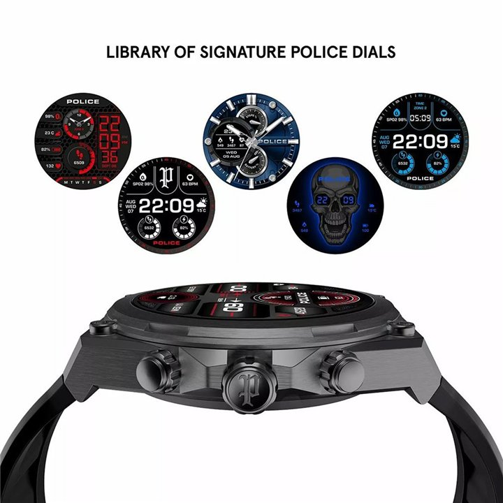 POLICE SMARTWATCH WATCHES Mod. PEIUN00003X1 - WW.PEIUN00003X1 - Teknashop Ltd