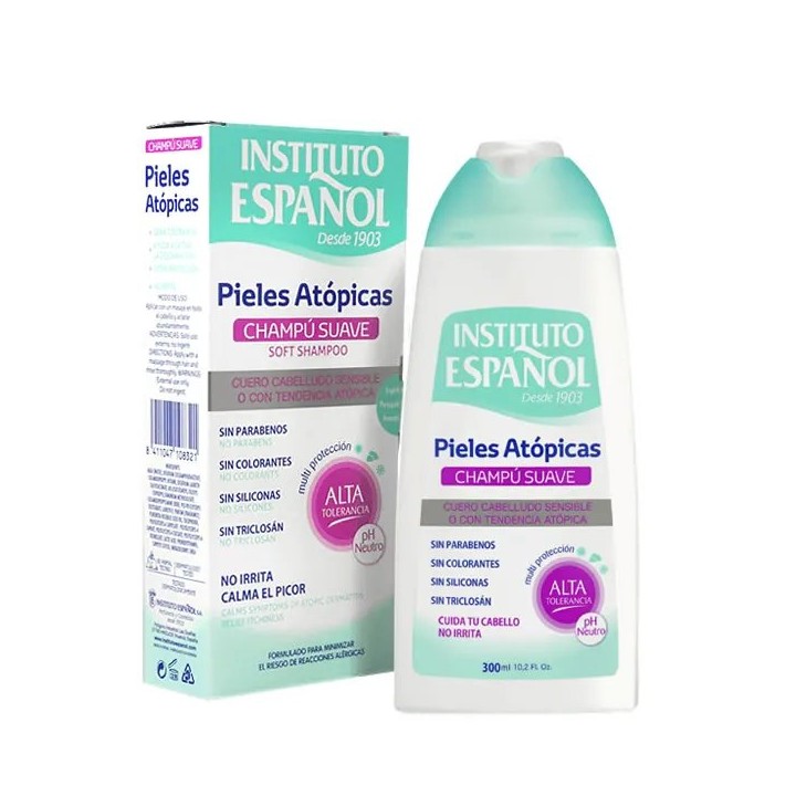 Instituto Español Atopic Skin Soft Shampoo 300ml - unisex - Teknashop Ltd