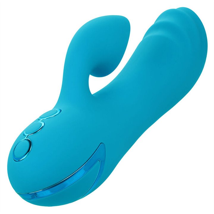 CALEXOTICS - SUNSET BEACH SEDUCER VIBRATOR & STIMULATOR 10 FUNCTIONS BLUE - D-241448 - Teknashop Ltd
