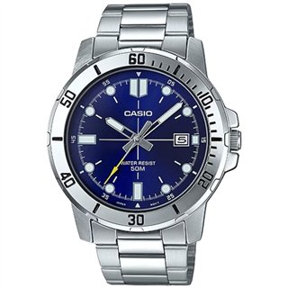 CASIO SPORT COLLECTION Mod. DIVER 50M - BLUE - WW.MTP-VD01D-2EVUDF - Teknashop Ltd