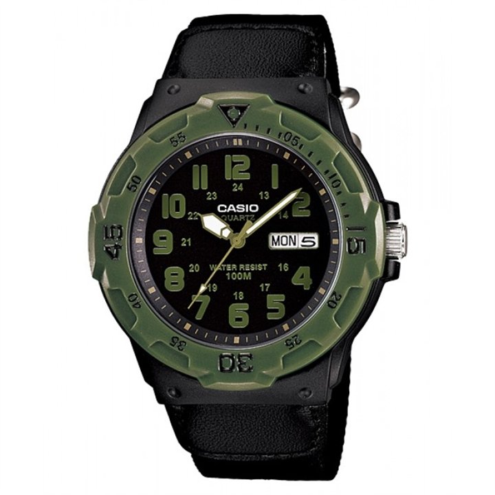 CASIO SPORT Mod. DIVER 100M - BLACK - WW.MRW-200HB-1BVEF - Teknashop Ltd