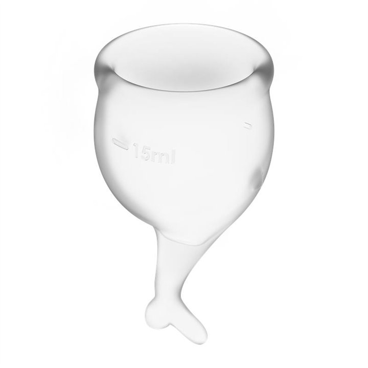 Feel Secure Menstrual Cup Transparent Pack of 2 - 4061504002224 - Teknashop Ltd
